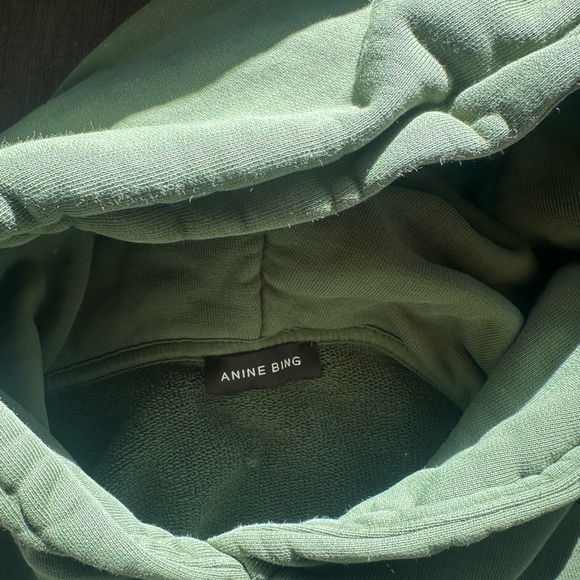 Anine Bing Olive Green Hoodie - Picture 4 of 6